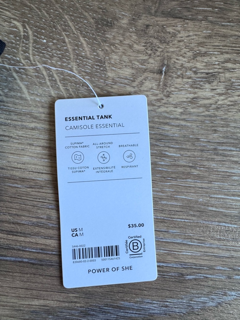 Athleta Essential Tank black - Picture 3 of 6